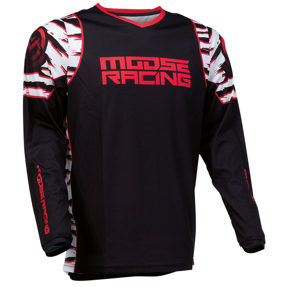 MOOSE RACING Qualifier MX MTB Jersey schwarz rot