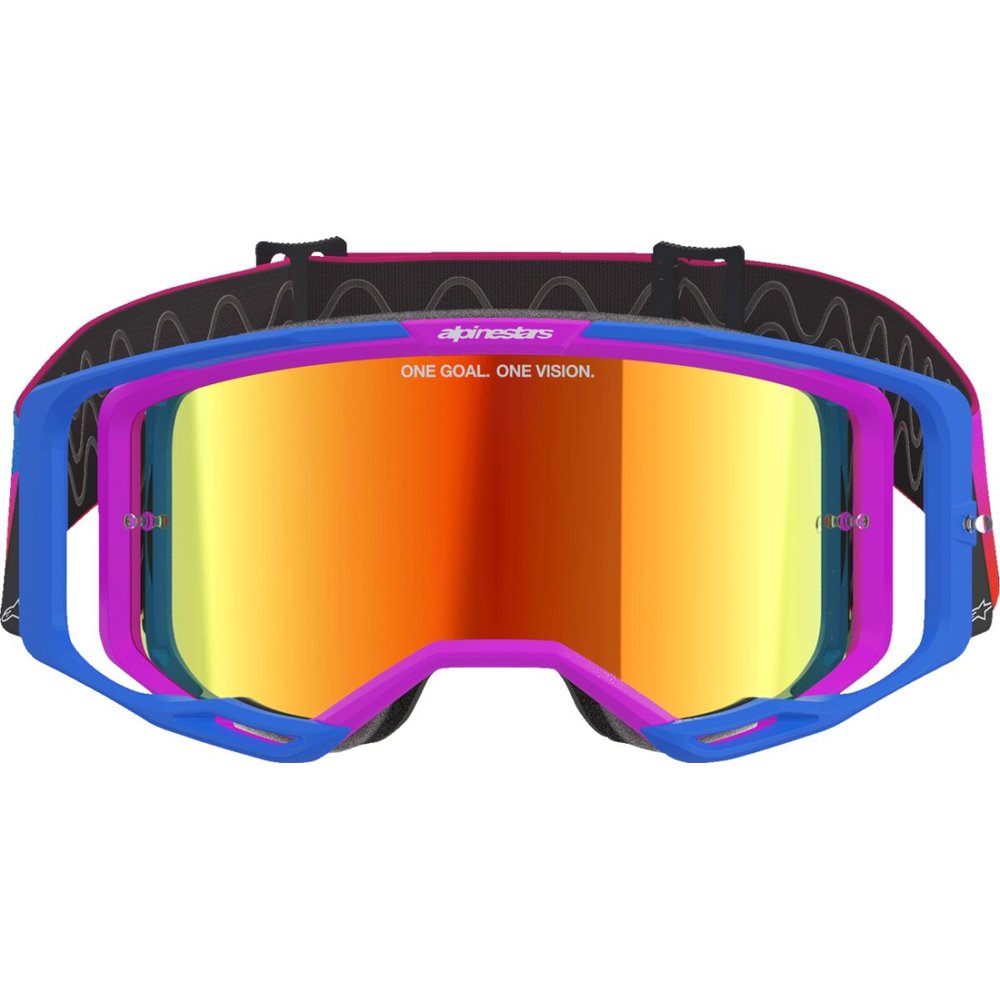 ALPINESTARS Vision 8 Corp Brille blau/lilaP/orange vespiegelt-rot