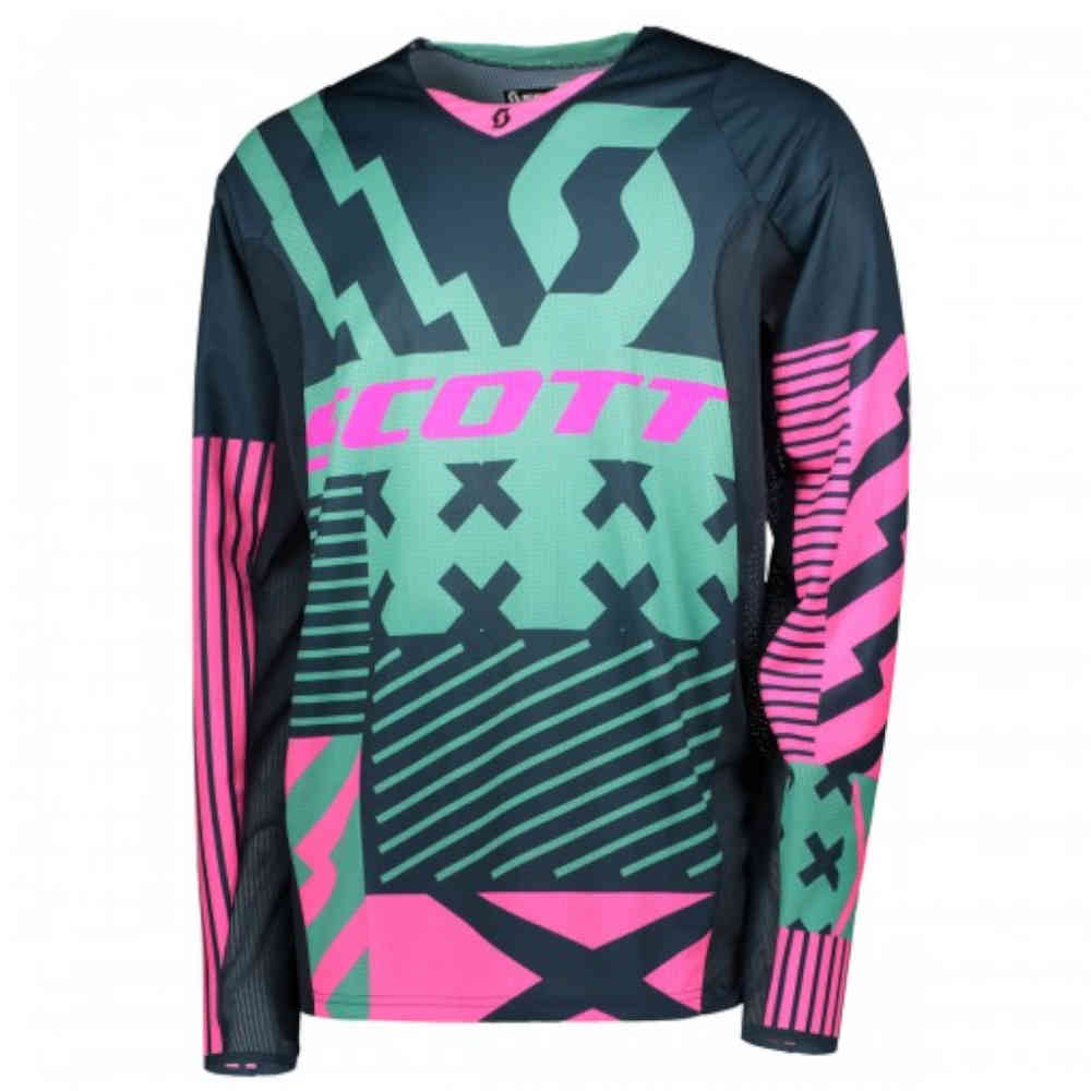 SCOTT 450 Patchwork Jersey blau blau SCOTT 450 Patchwork Jersey blau blau