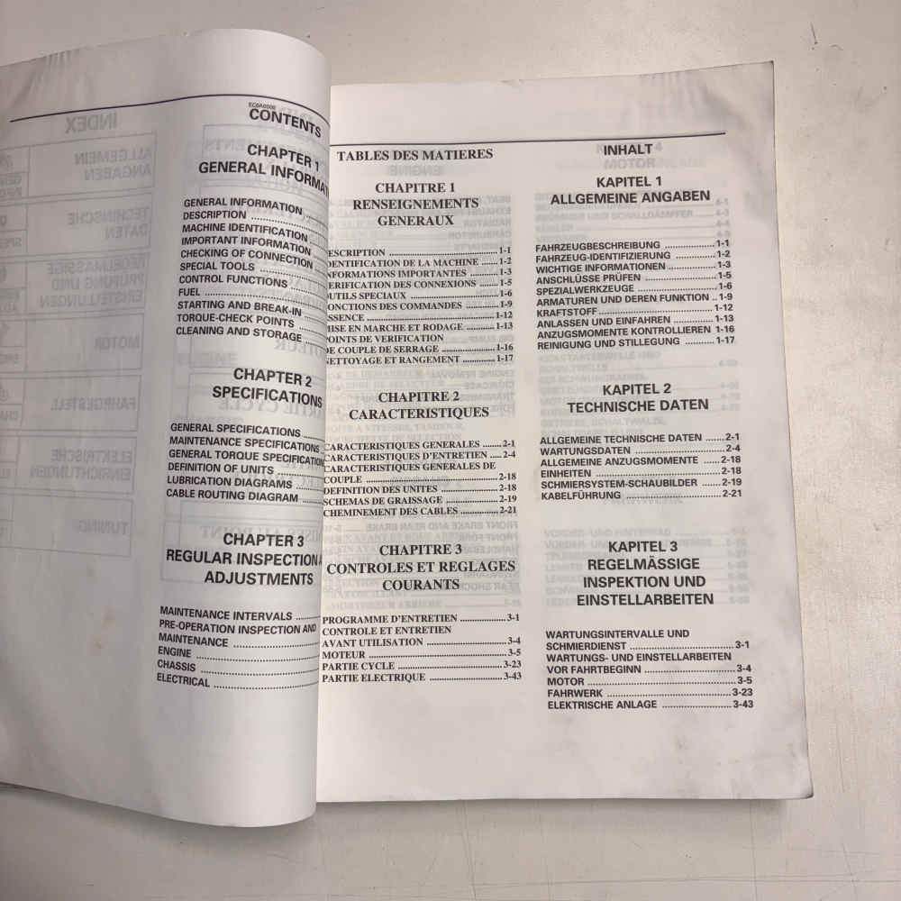 YAMAHA WR 400 F (K) 5BF-28199-80 Motorrad-Handbuch gebraucht