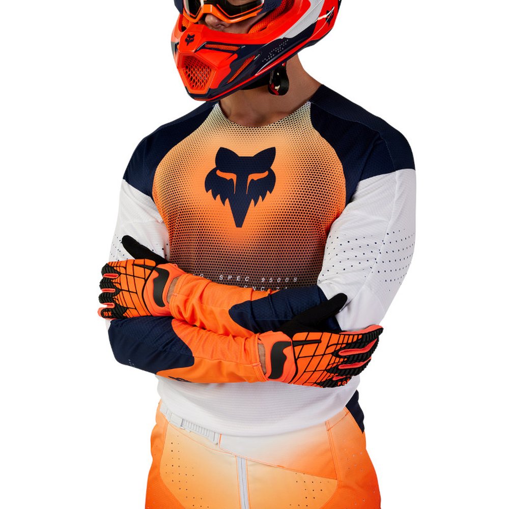 FOX 360 REVISE JERSEY Navy Blau/Orange