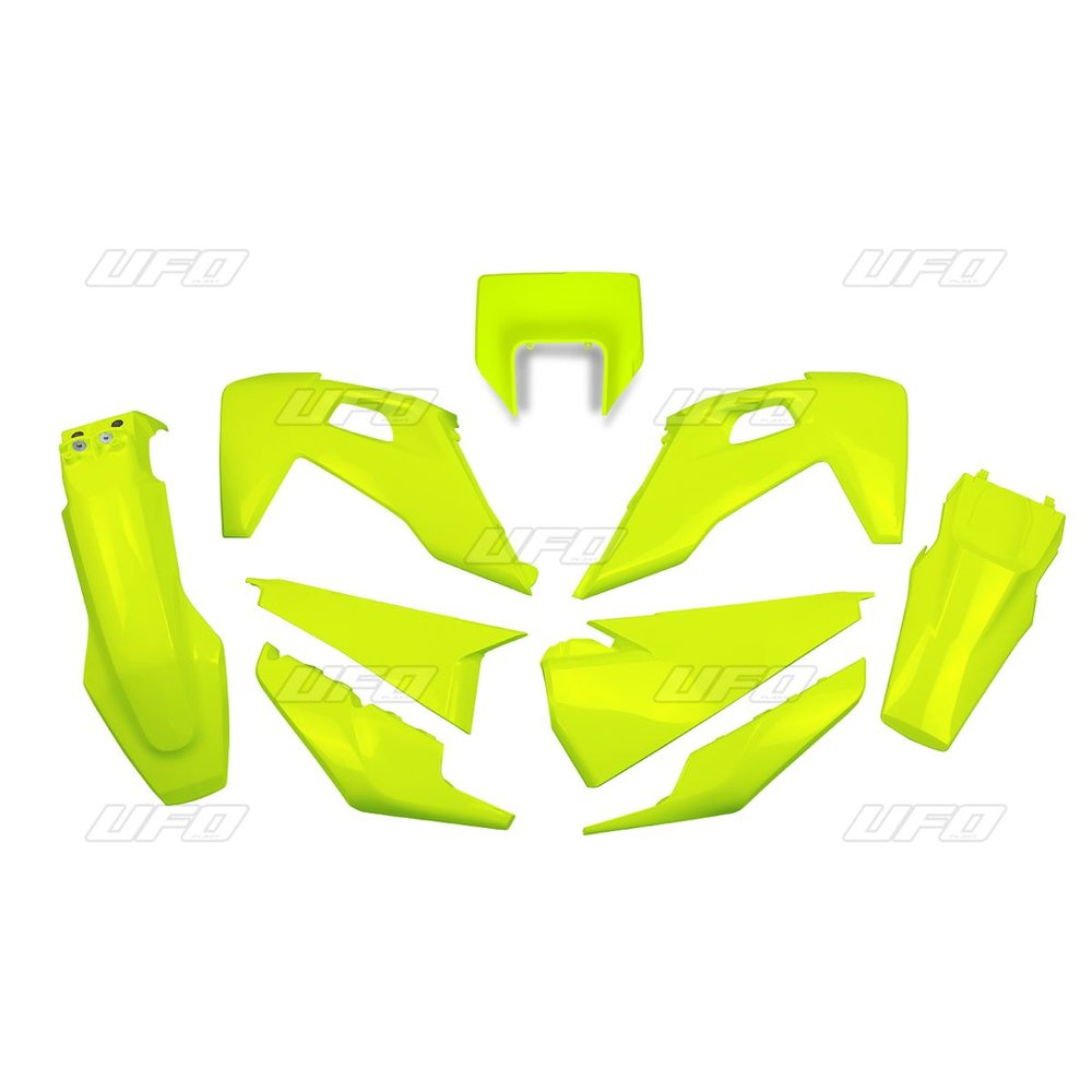 UFO Komplettes Karosserie-Kit Plastikteile Husqvarna TX/TE/FE 20- neon gelb