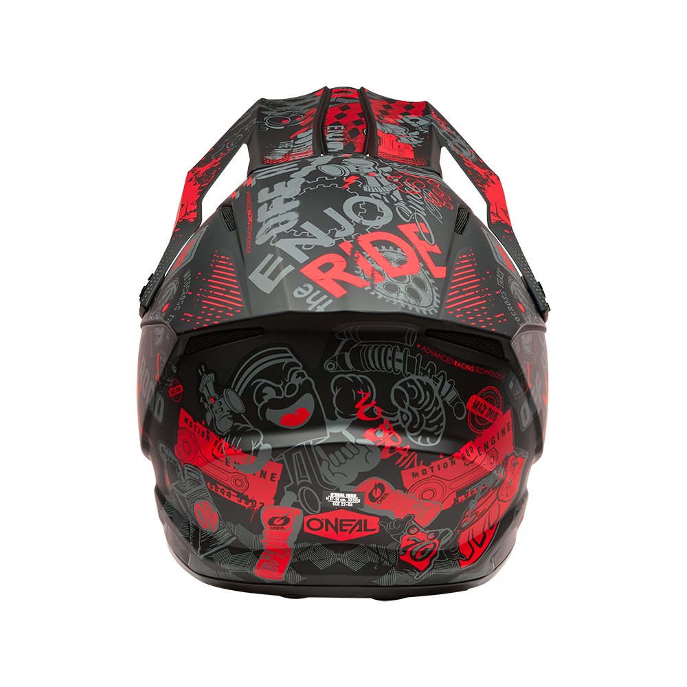 ONEAL 1SRS Motocross Helm Vibrant schwarz/rot ONEAL 1SRS Motocross Helm Vibrant schwarz/rot
