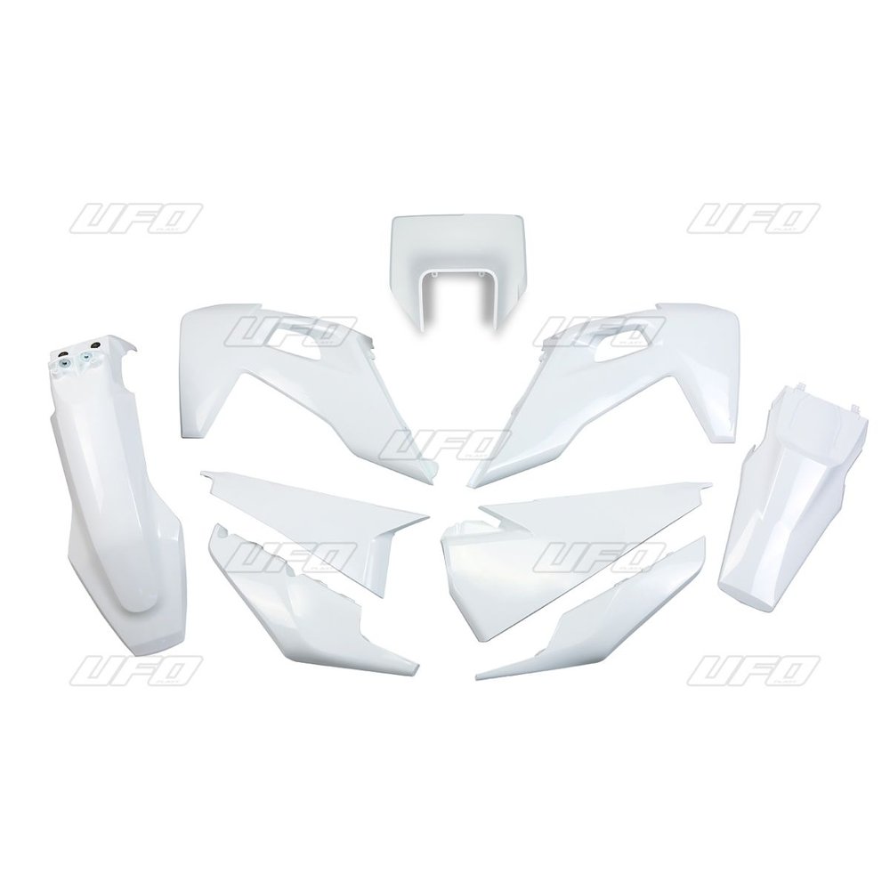 UFO Komplettes Karosserie-Kit Plastikteile Husqvarna TX/TE/FE 20- weiss
