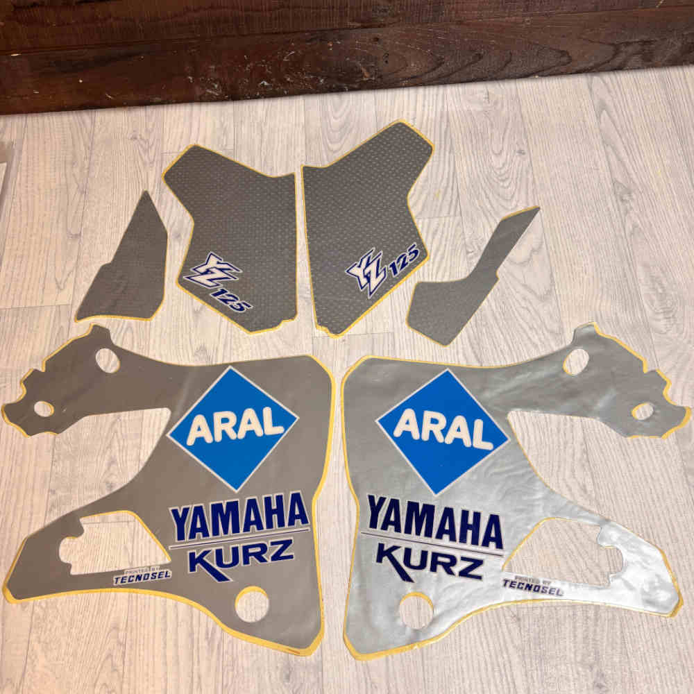 TECNOSEL Dekor-Satz für Tank und Kühler passend für Yamaha YZ 125 1998