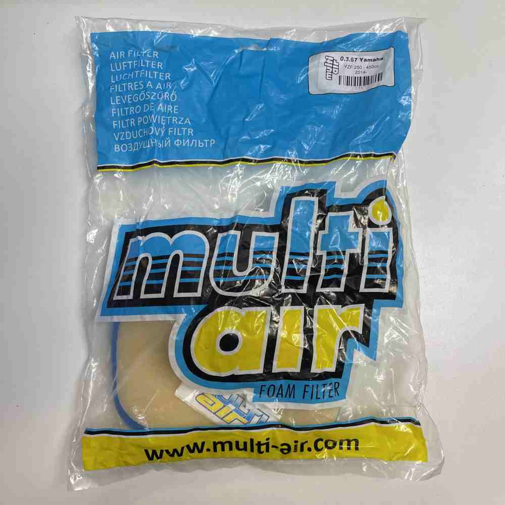 MULTI AIR 0.3.67 Luftfilter passend für Yamaha YZF 250 450