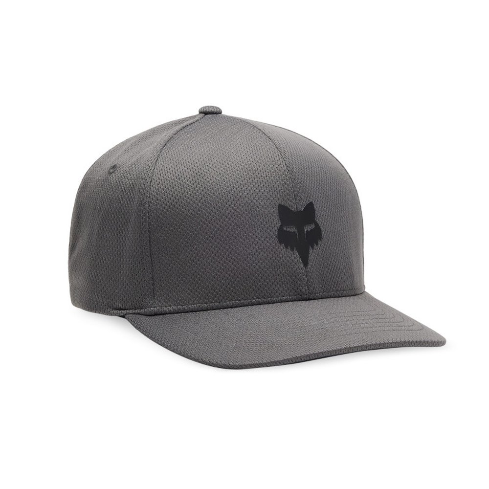 FOX FOX HEAD TECH FLEXFIT HAT Kappe Steel Gray