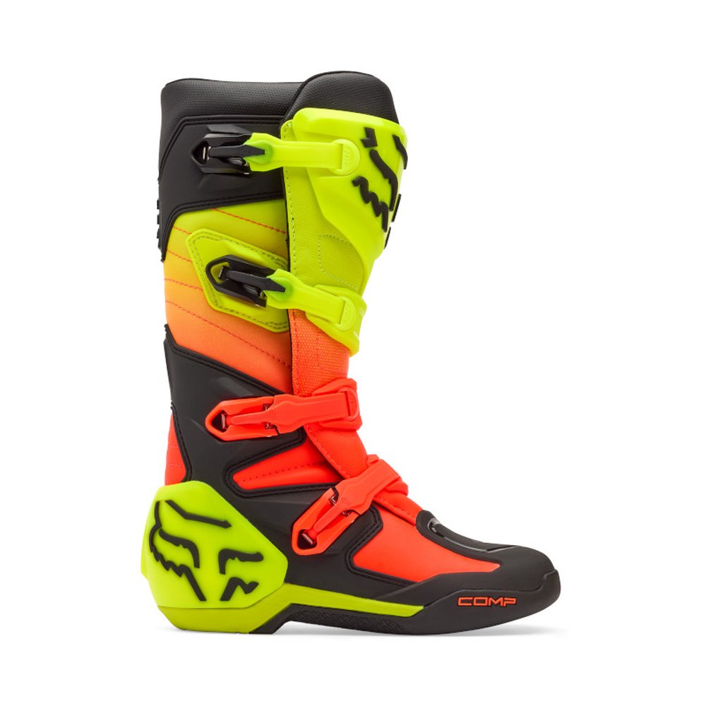 FOX COMP BOOT Motocross Stiefel Open Orange