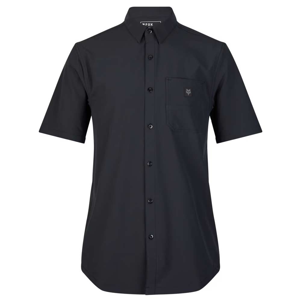 FOX RANGER SS WOVEN Jersey kurzärmlig Schwarz