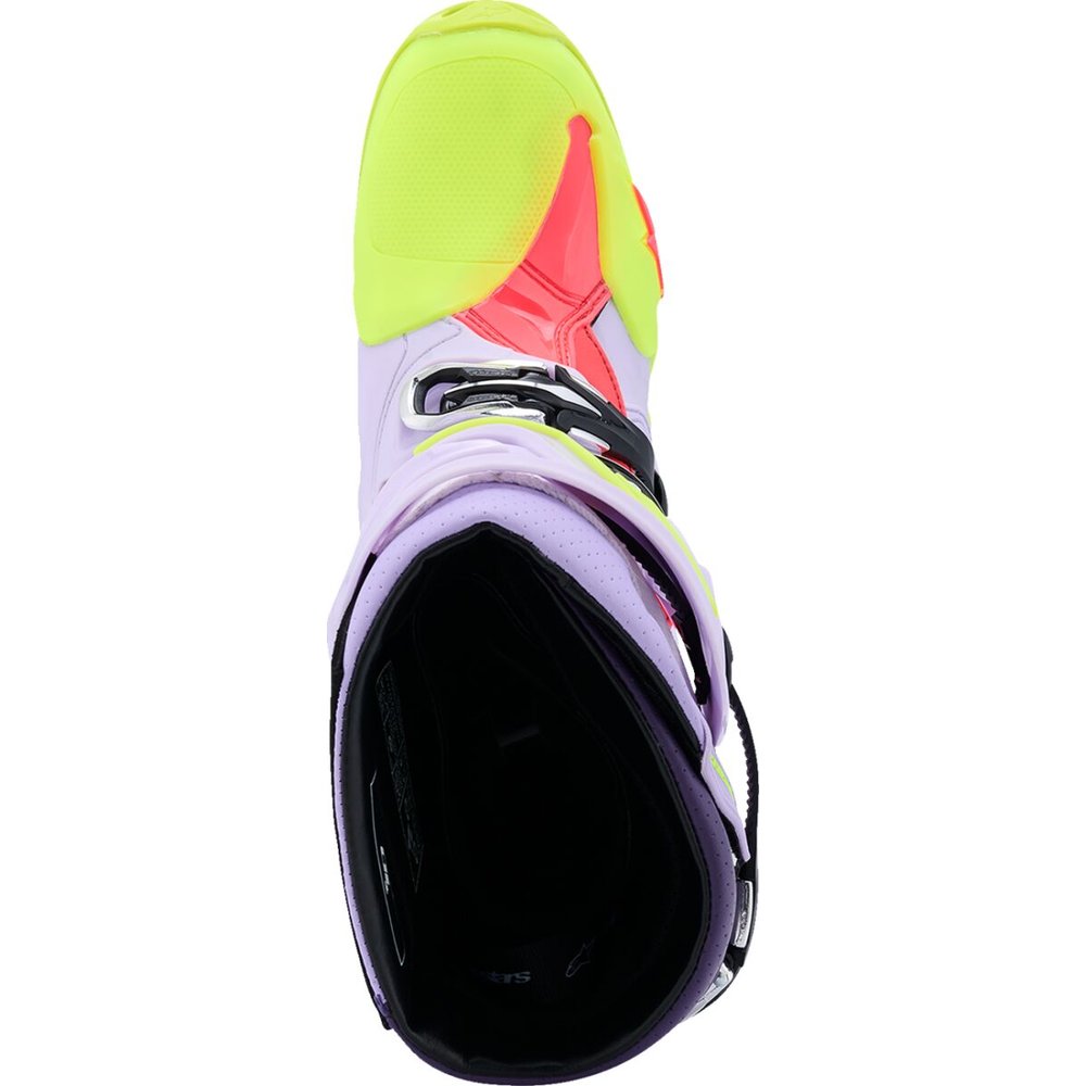 ALPINESTARS Tech 10 Supervented belüftete Motocross Stiefel lila/neon gelb/Diva Pink ALPINESTARS Tech 10 Supervented belüftete Motocross Stiefel lila/neon gelb/Diva Pink