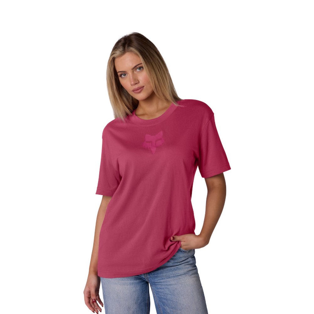 FOX W FOX HEAD SS T-Shirt für Frauen Dark Pink