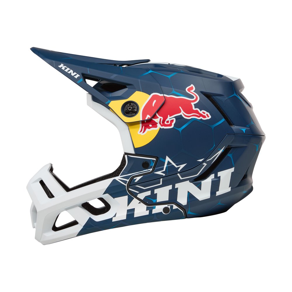 KINI RED BULL EC MTB Helm 1.0 blau/weiss KINI RED BULL EC MTB Helm 1.0 blau/weiss