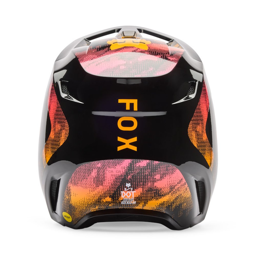 FOX YOUTH V1 KAIROS HELMET Motocross Helm für Kinder Tangerine