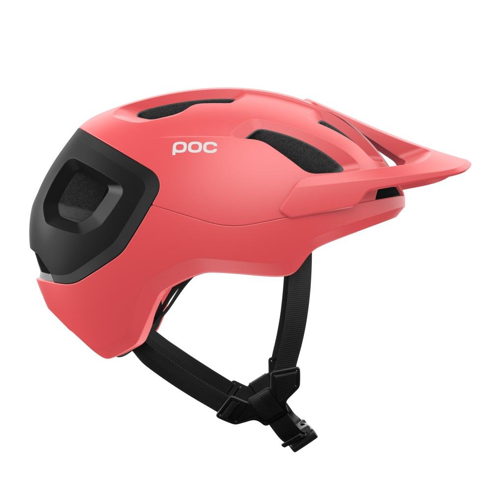 POC Axion Race Mips MTB Helm ammolite coral/uranium schwarz matt