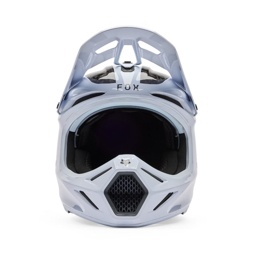 FOX V3 RS FRACTURE Motocross Helm Weiss