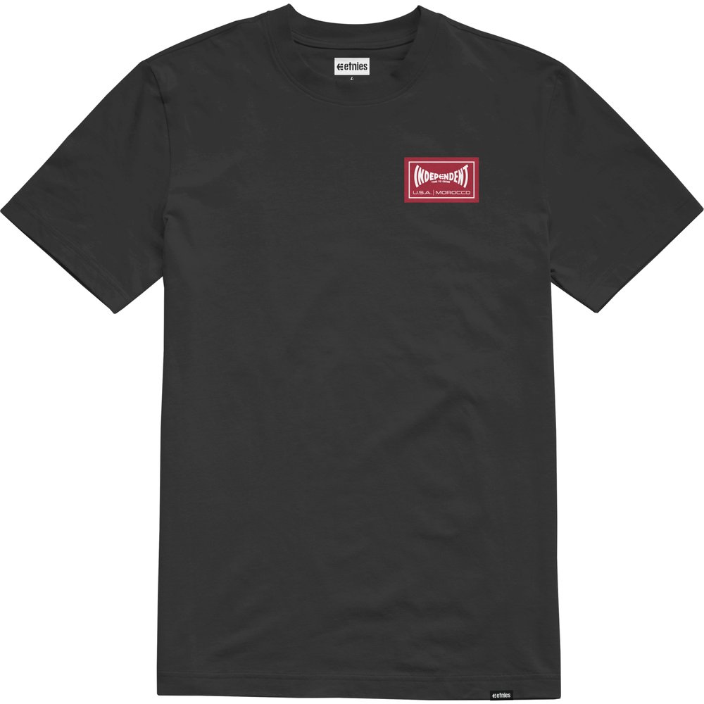 ETNIES Independent Wash Tee T-Shirt schwarz