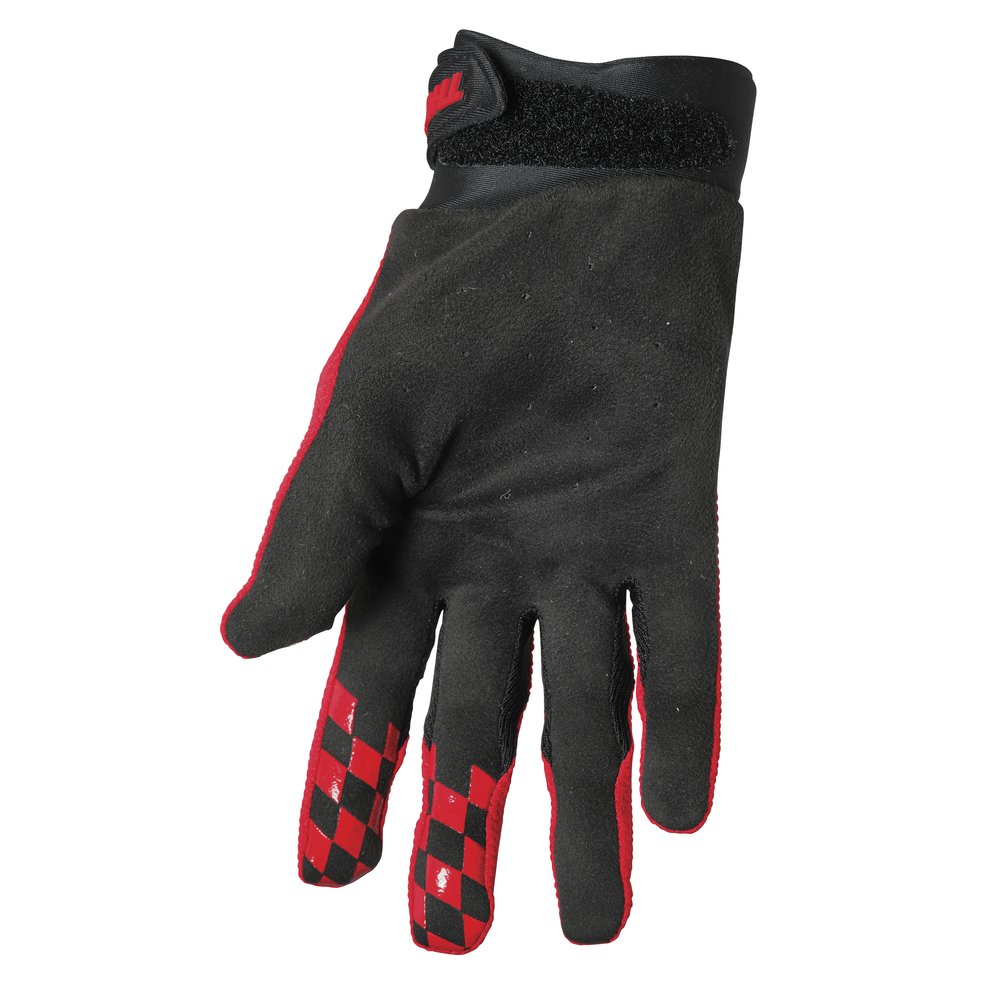 THOR Draft Motocross Handschuhe rot schwarz