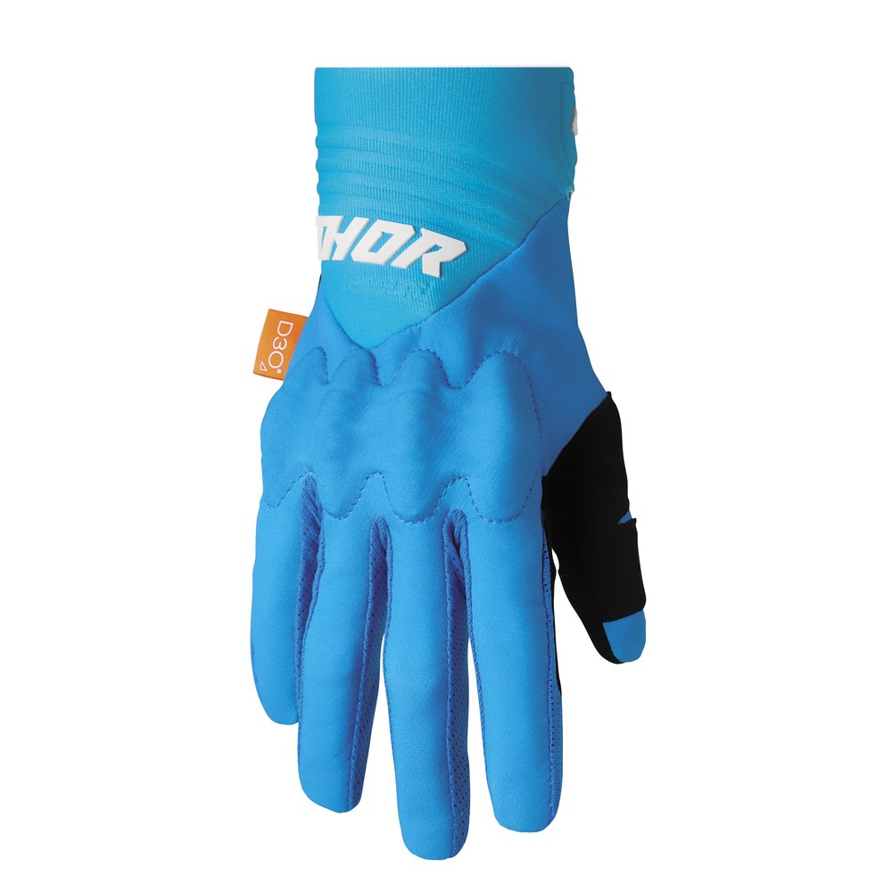 THOR Rebound Motocross Handschuhe blau weiss