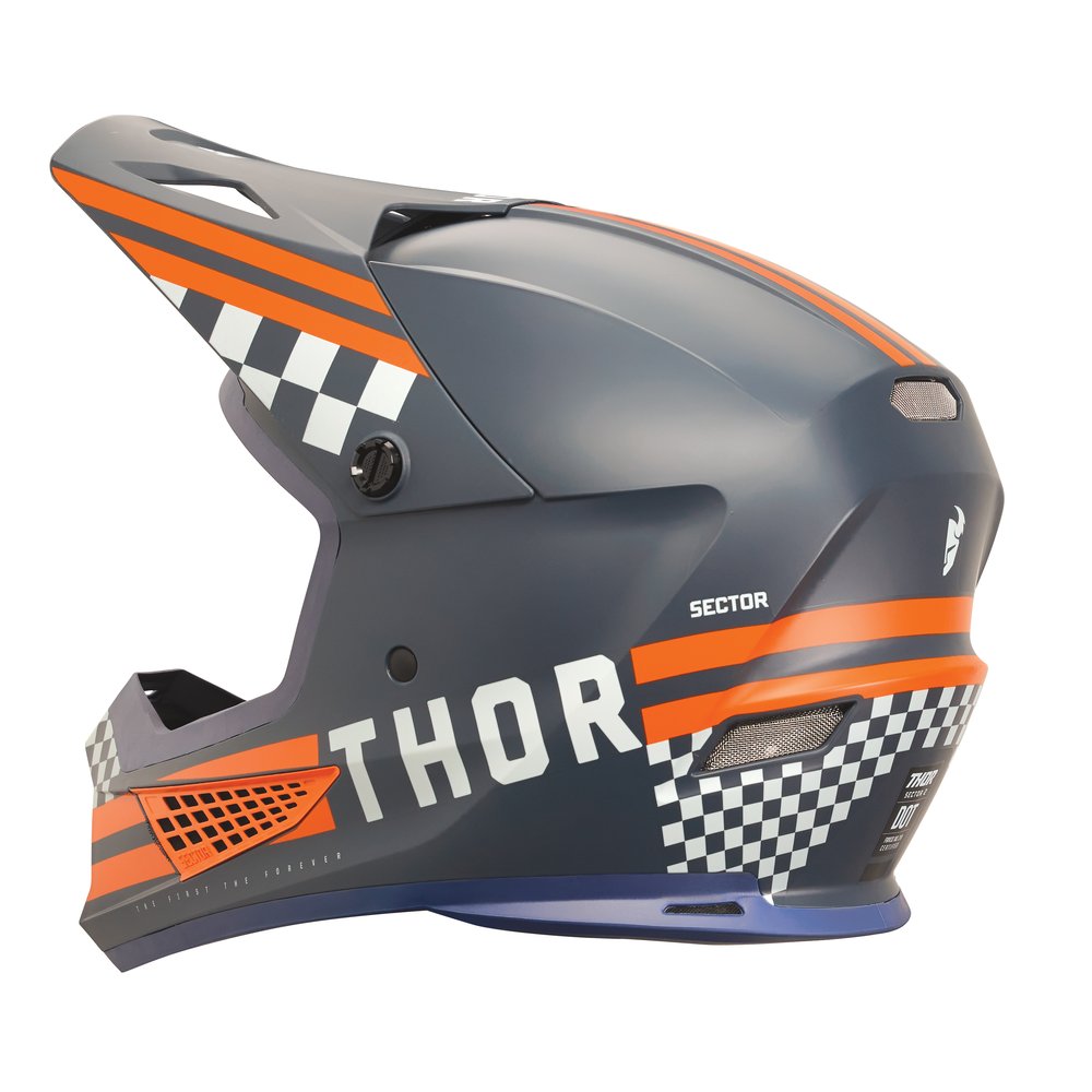 THOR Sector 2 Combat Motocross Helm midnight orange