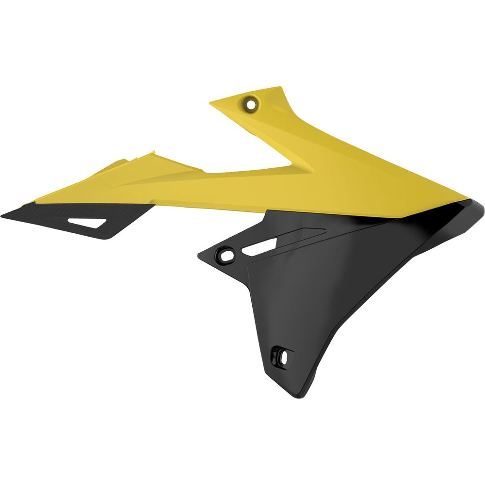 POLISPORT Kühlerabdeckungen Suzuki RM-Z 450 18- gelb schwarz