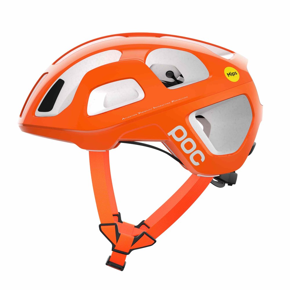 POC Octal MIPS Gravel Helm Fluorescent Orange AVIP