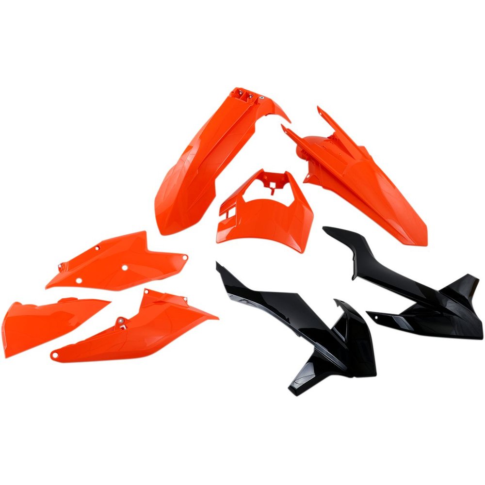 UFO Komplettes Karosserie-Kit Plastikteile passend für KTM EXC 17-19 OEM Farbe UFO Komplettes Karosserie-Kit Plastikteile passend für KTM EXC 17-19 OEM Farbe