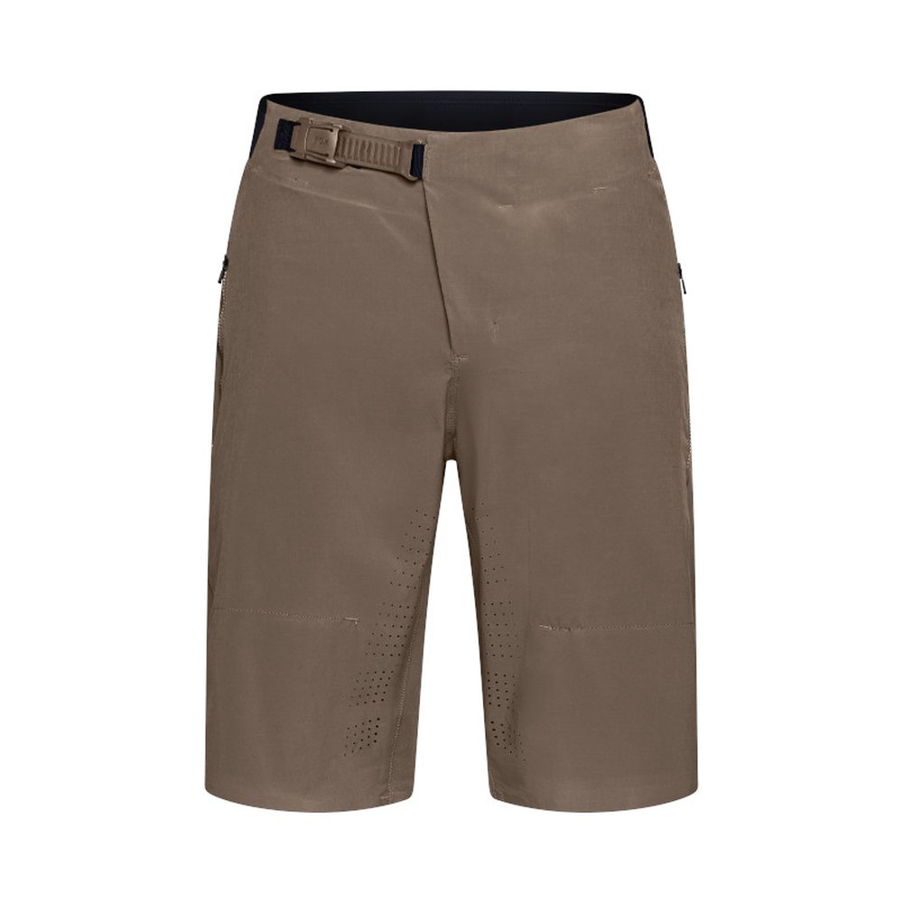 FOX FLEXAIR SHORT kurze MTB Hose mit Sitzpolster Nutmeg Beige