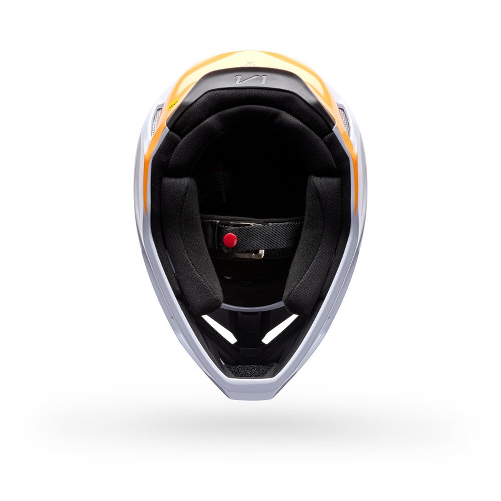 FOX YOUTH V1 NOBLE Motocross Helm schwarz/weiss