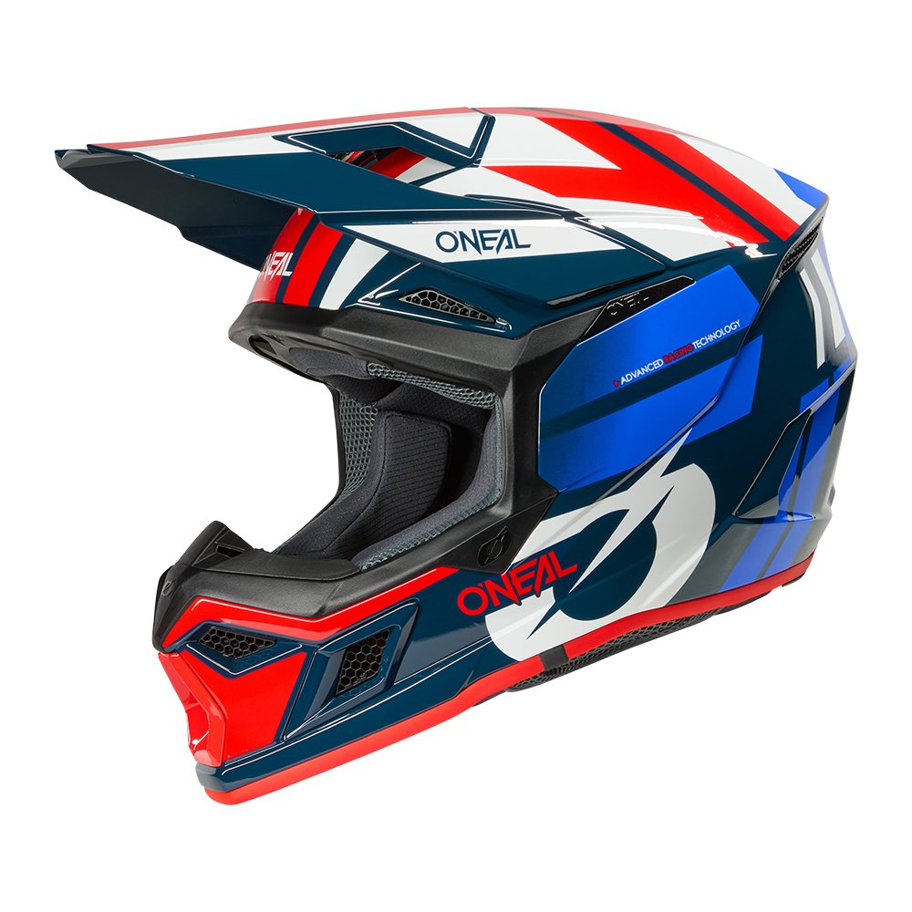 ONEAL 3SRS Motocross Helm Ride blau/weiss/rot ONEAL 3SRS Motocross Helm Ride blau/weiss/rot