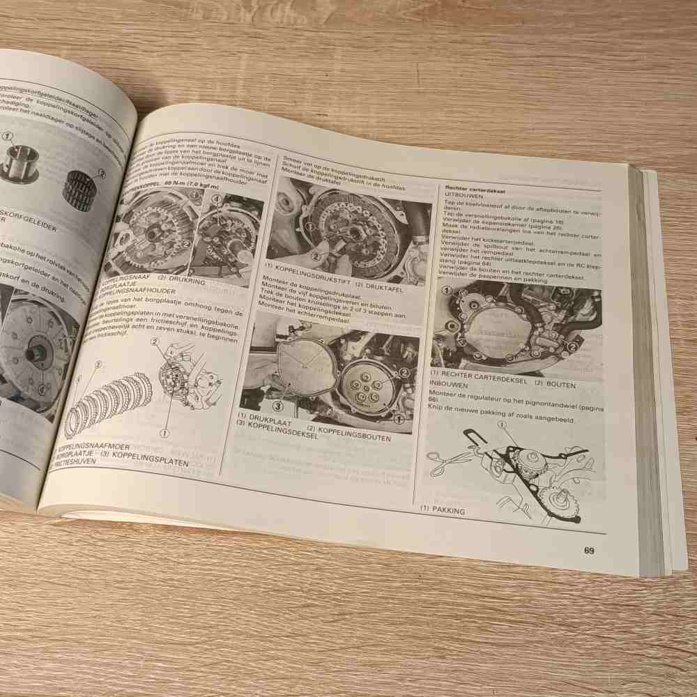 HONDA CR125R 2000 69KZ4660 00X69-KZ4-6600 Motorrad-Handbuch gebraucht