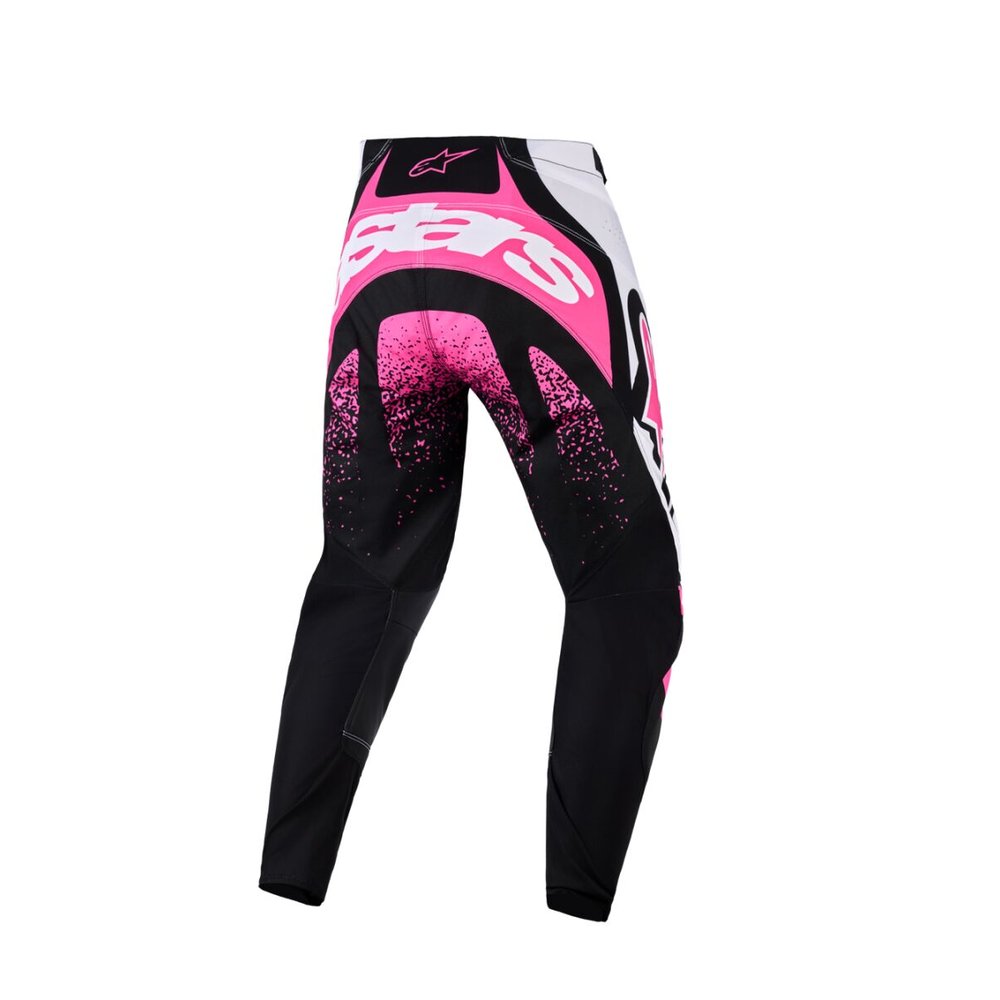 ALPINESTARS 4W Techstar Nomur Frauen Motocross Hose schwarz/weiss/Fuchsia