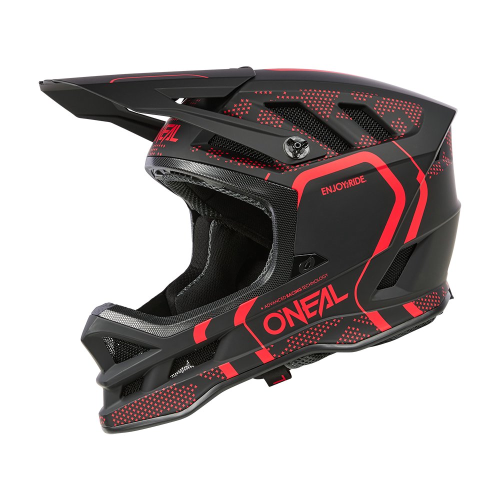 ONEAL Blade Polyacrylite MTB Helm Strike schwarz rot ONEAL Blade Polyacrylite MTB Helm Strike schwarz rot