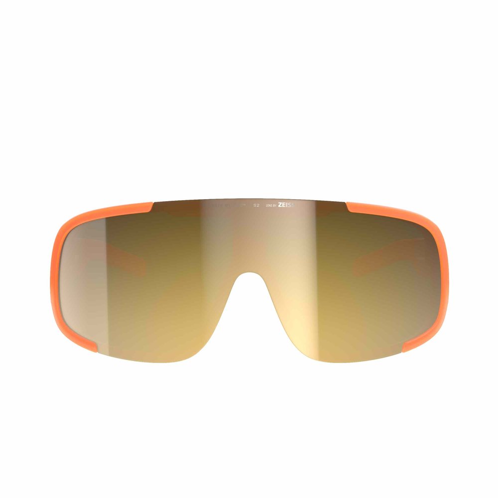 POC Aspire Mid Gravel Brille Fluo. Orange Translucent/Clarity Road/Partly Sunny Gold
