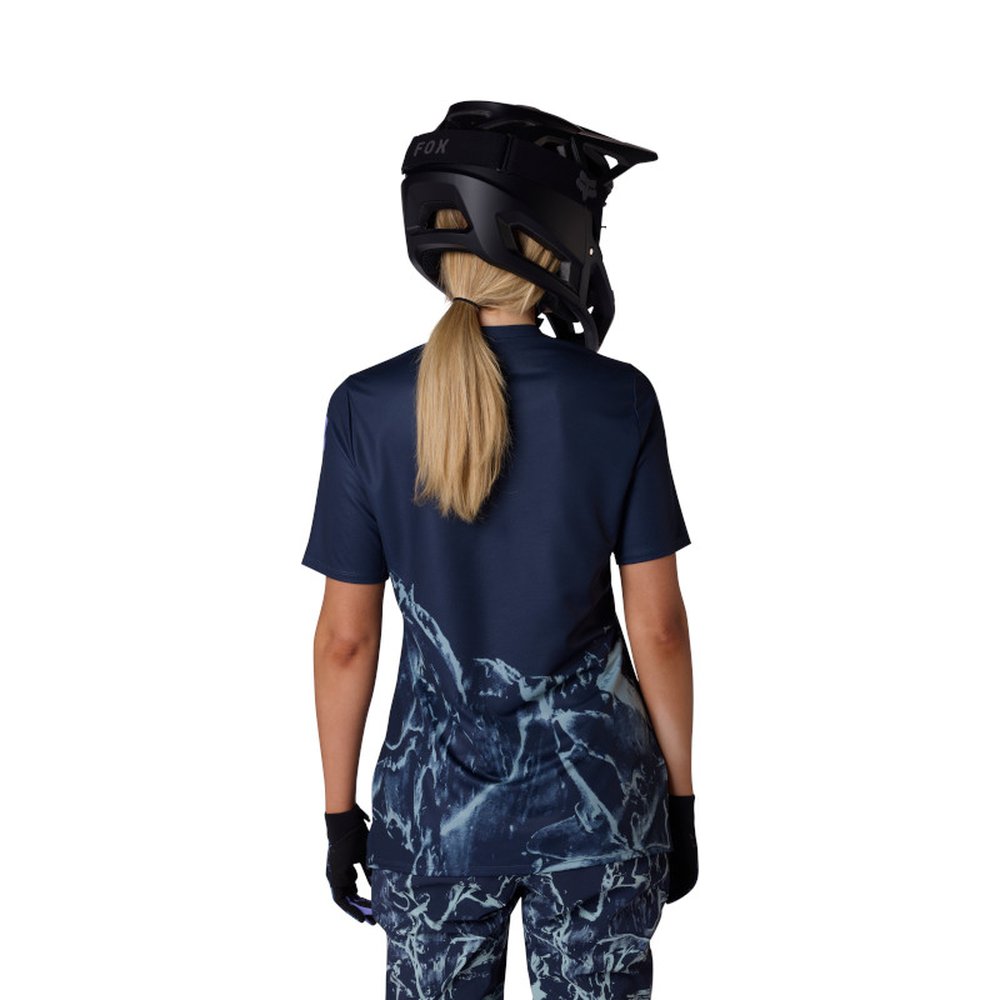 FOX W RANGER SS JERSEY IMG PRINT kurzärmlig für Frauen Dark Blau