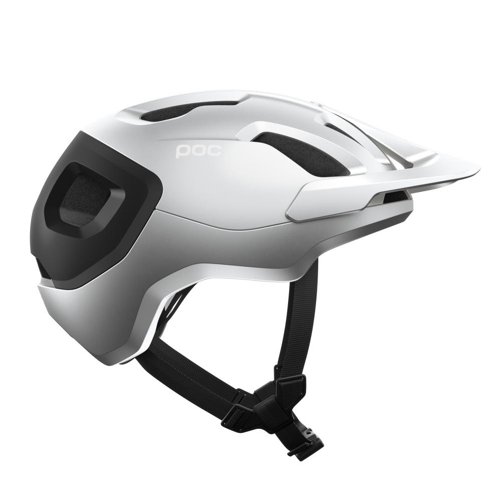 POC Axion Race Mips MTB Helm uranium schwarz/argentite silber matt