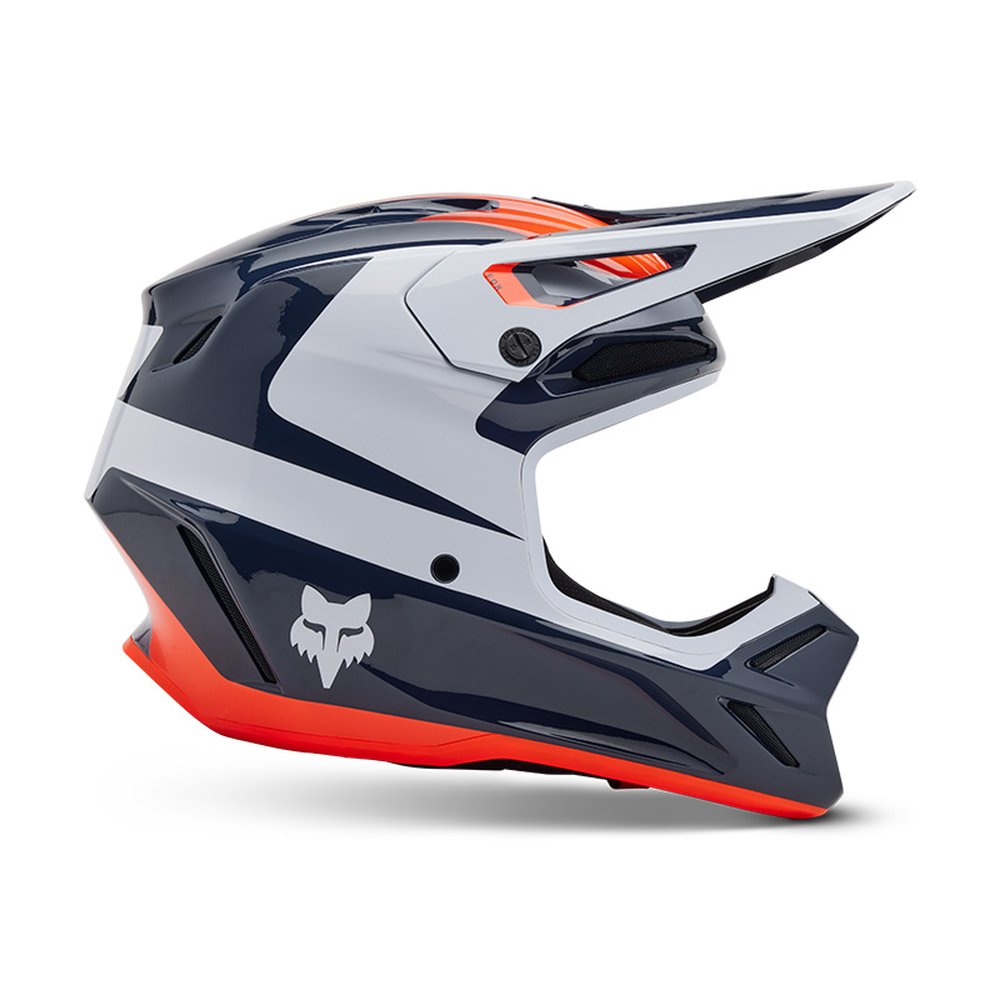 FOX V3 DIVIDER Motocross Helm Midnight