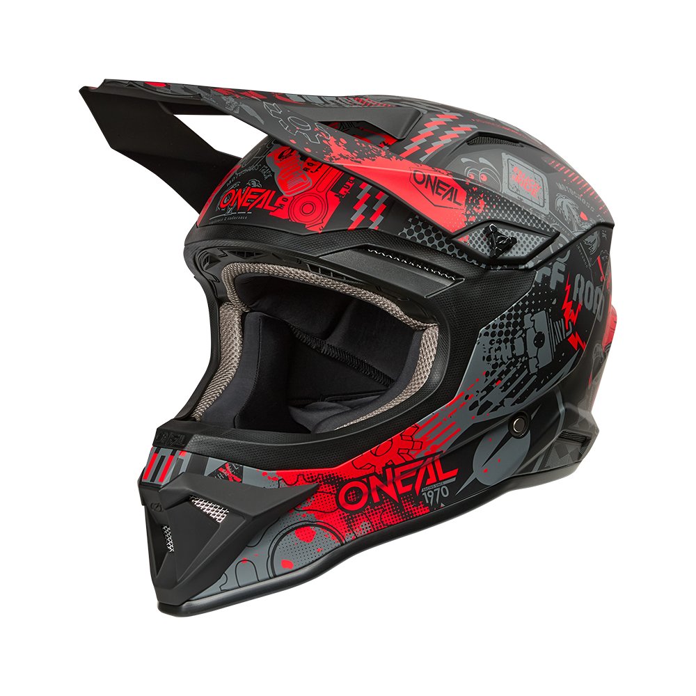 ONEAL 1SRS Motocross Helm Vibrant schwarz/rot ONEAL 1SRS Motocross Helm Vibrant schwarz/rot