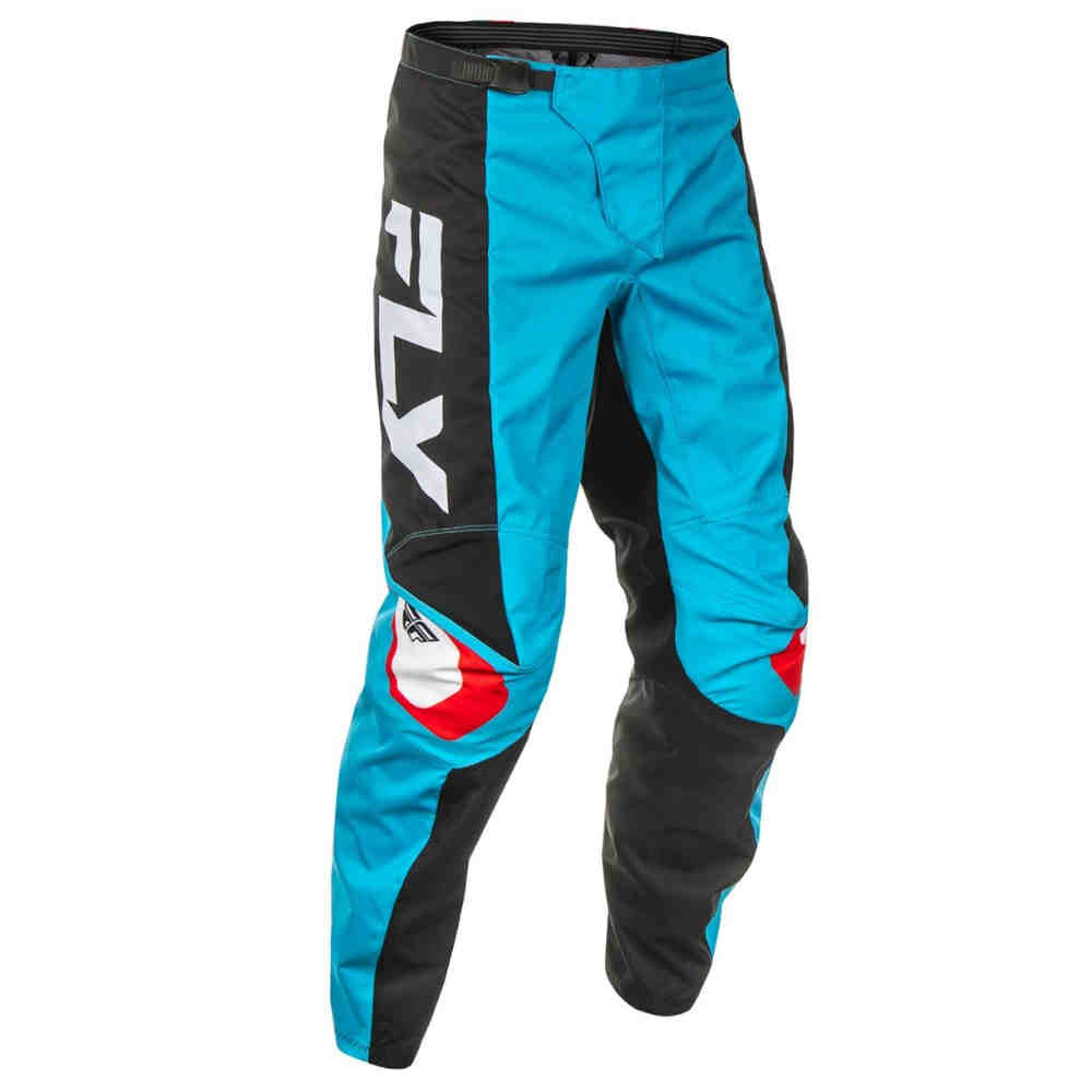 FLY F-16 Motocross Hose cyan blau/schwarz/weiss