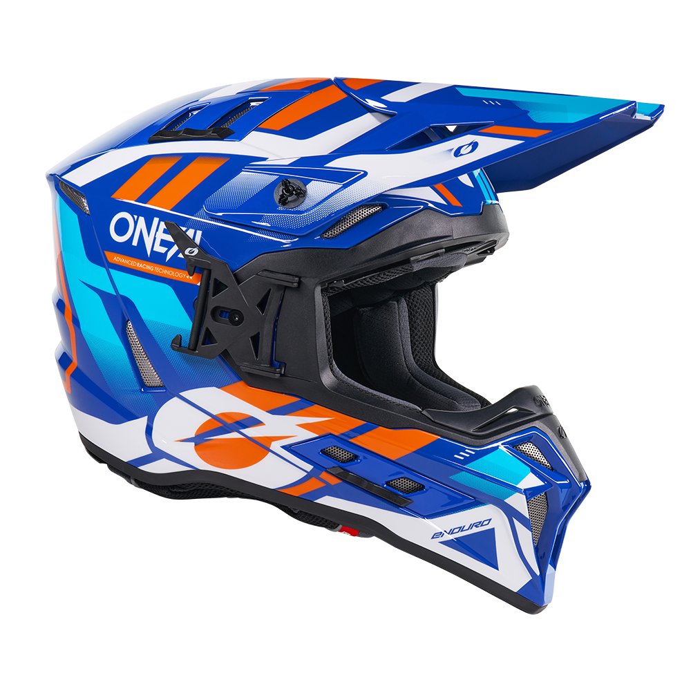 ONEAL EX-SRS Motocross Helm Dust blau/orange