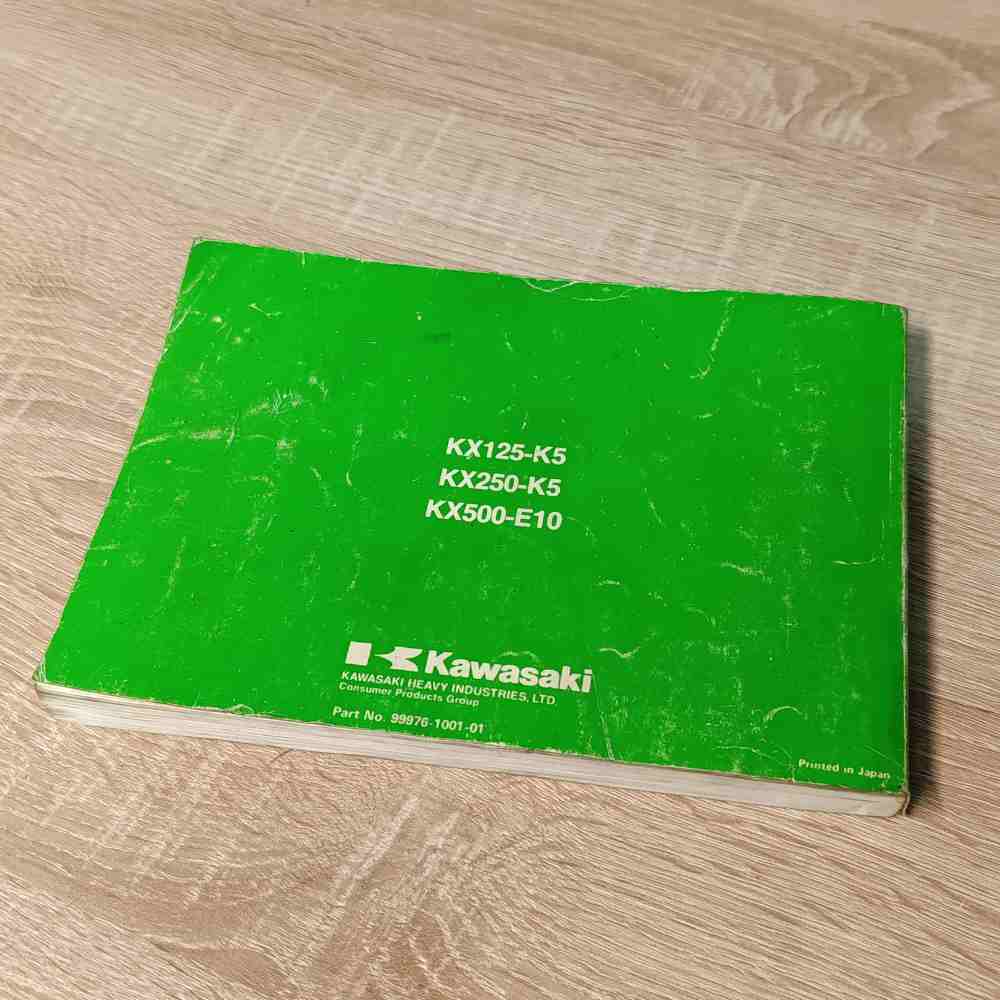 KAWASAKI KX125-K5 KX250-K5 KX500-E10 99976-1001-01 Motorrad-Handbuch gebraucht