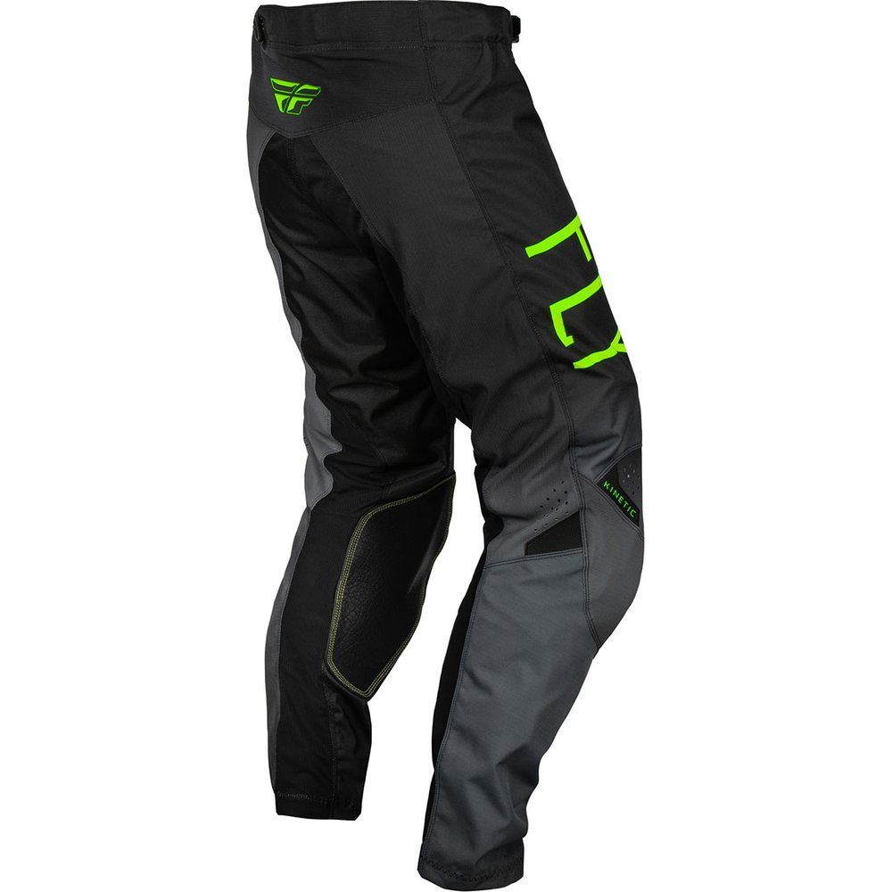 FLY Kinetic BOA Kinder Motocross Hose Prodigy charcoal grau Green FLY Kinetic BOA Kinder Motocross Hose Prodigy charcoal grau Green