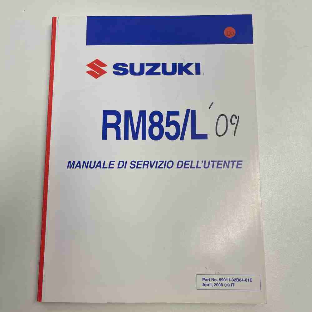 SUZUKI RM85/L 2009 99011-02B84-01E Motorrad-Handbuch gebraucht