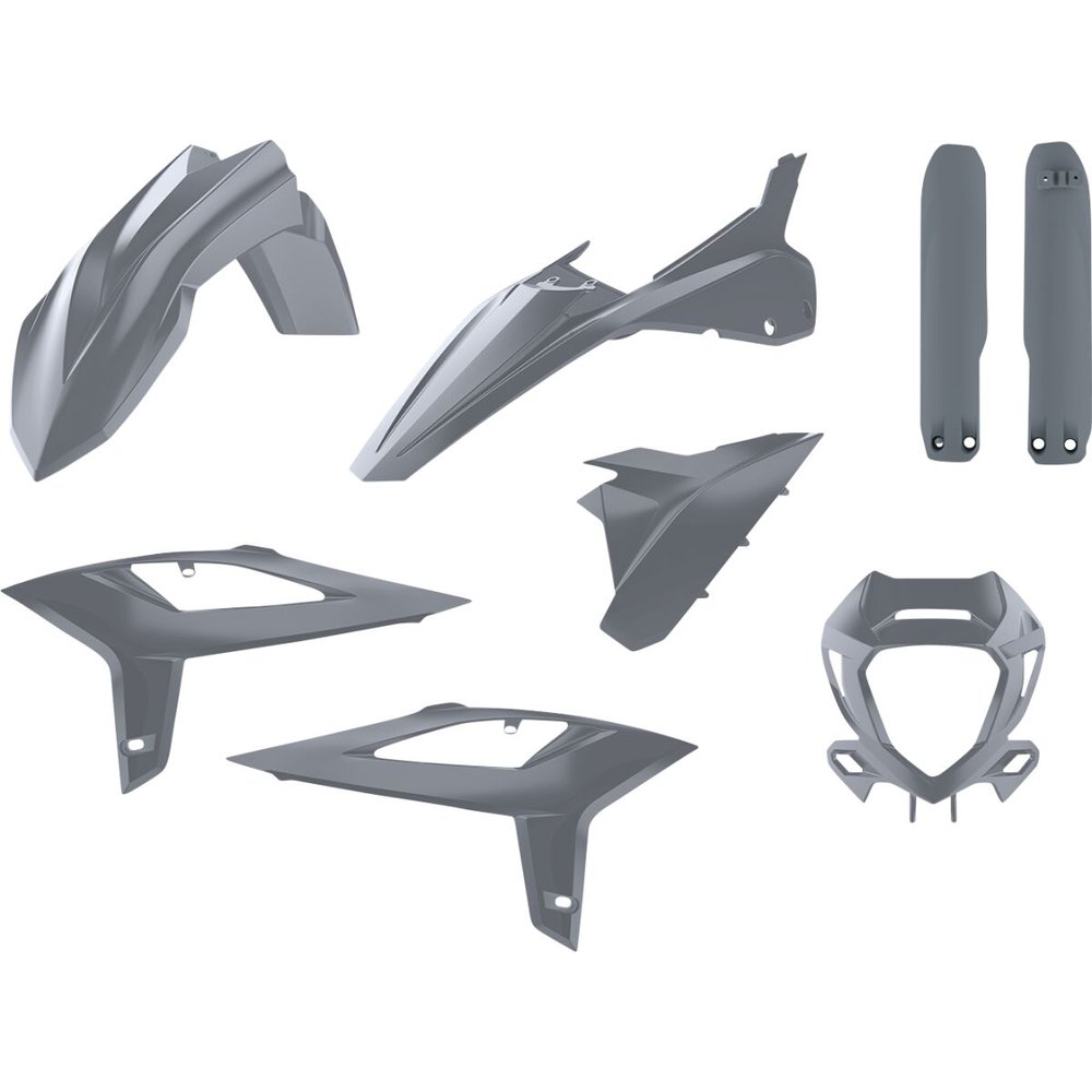 POLISPORT Komplettes Karosserie-Verkleidungs-Kit Beta RR020- grau