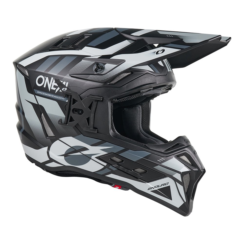 ONEAL EX-SRS Motocross Helm Dust schwarz/grau