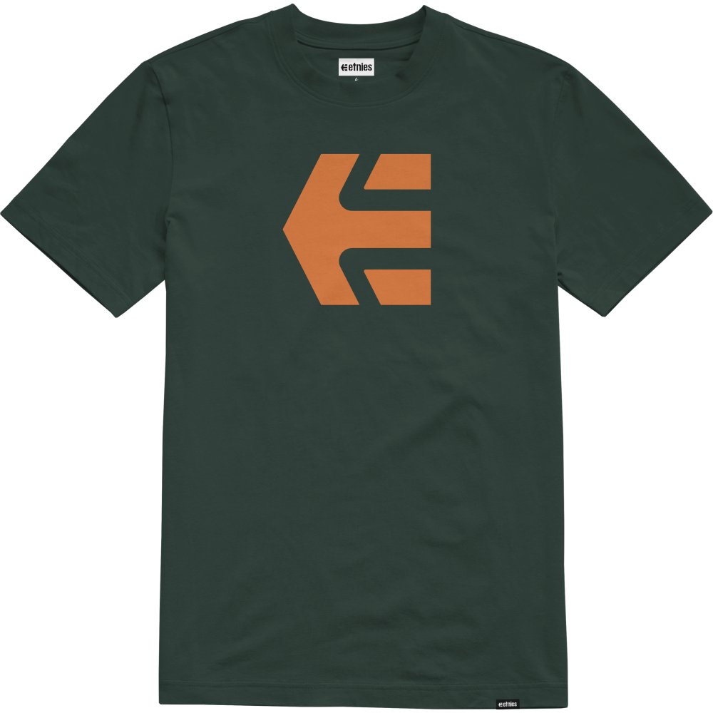 ETNIES Icon Tee T-Shirt grün orange