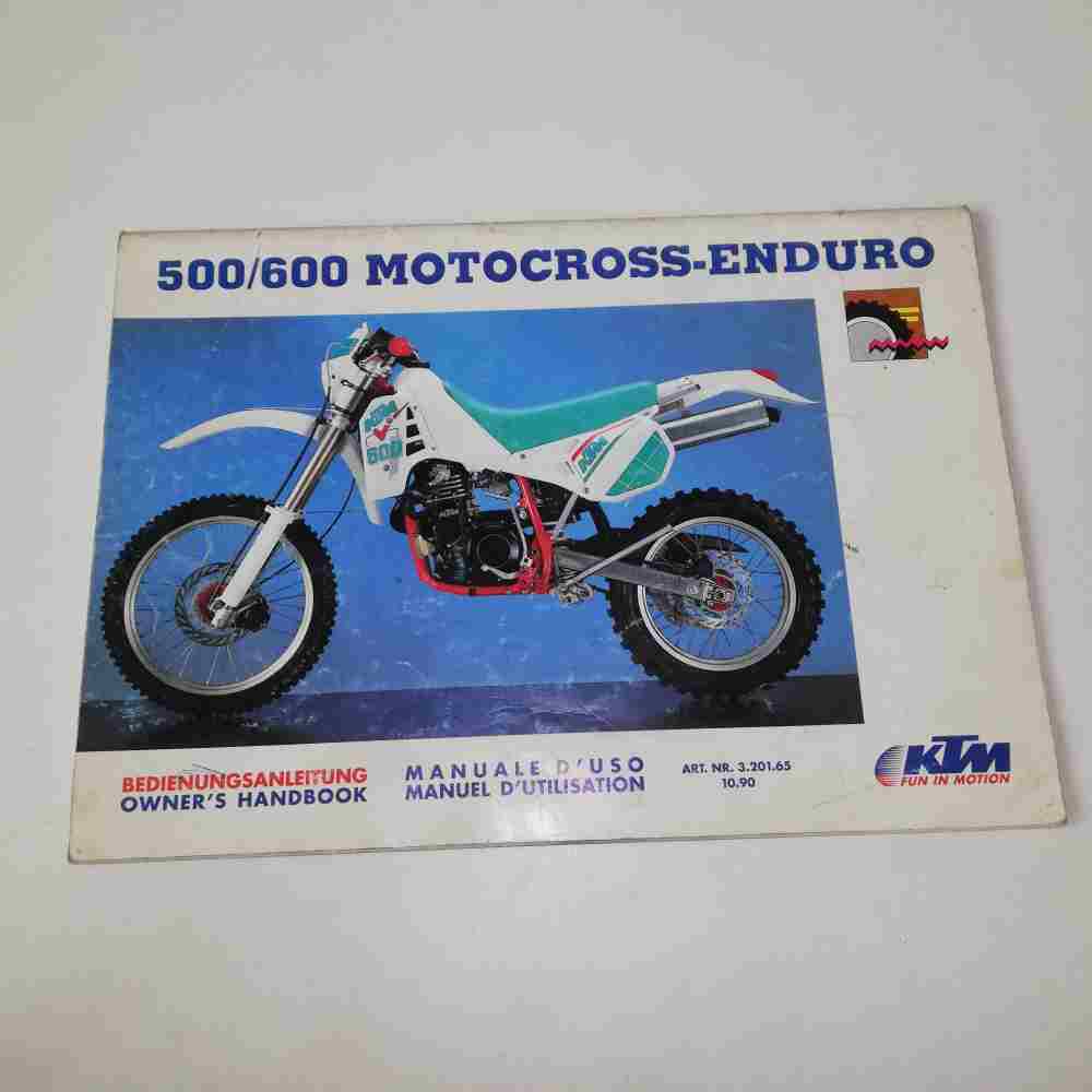 KTM 500/600 D-XC E-XC Motocross-Enduro 3.201.65 10.90 Motorrad-Handbuch gebraucht
