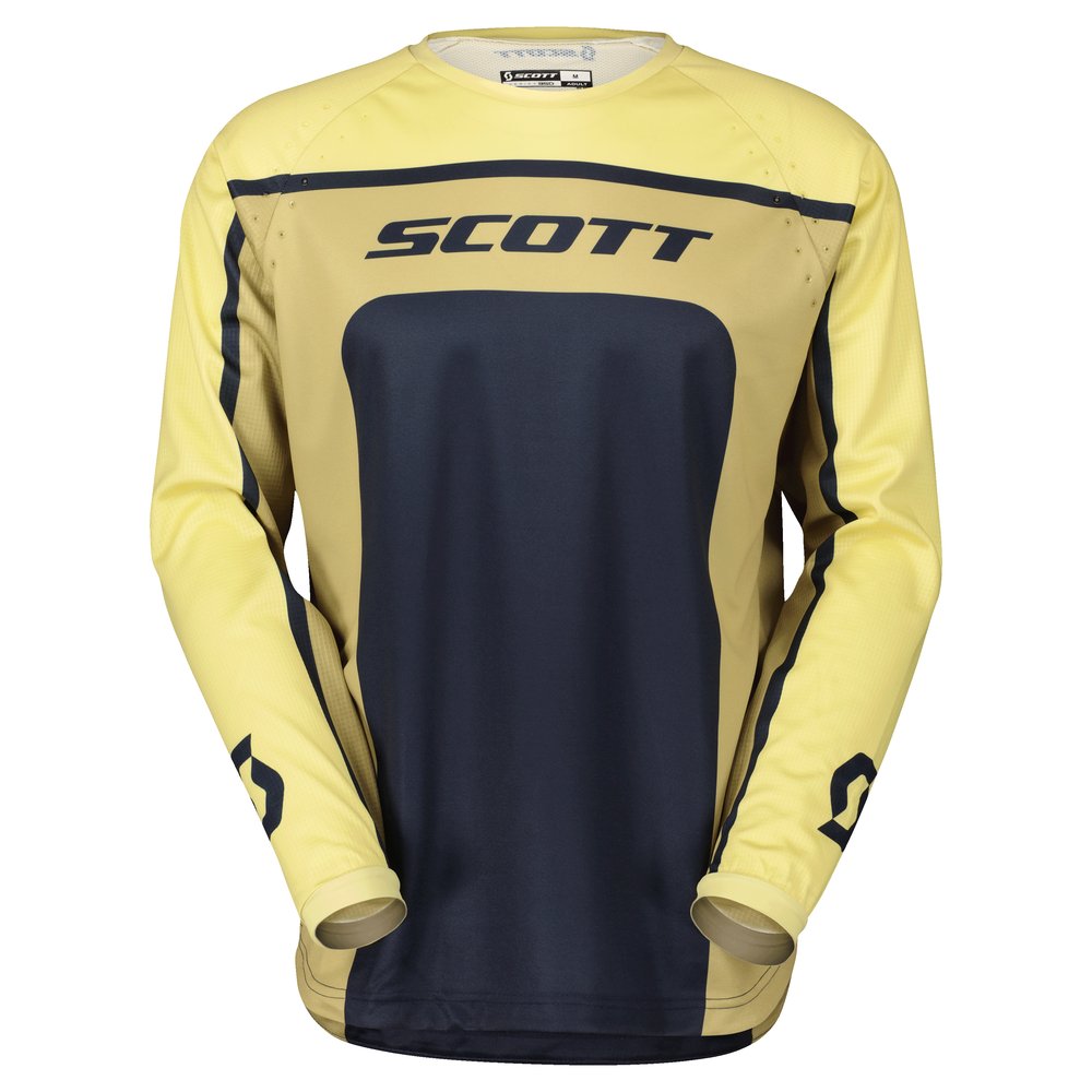 SCOTT 350 Track Jersey Evo beige tan blau SCOTT 350 Track Jersey Evo beige tan blau