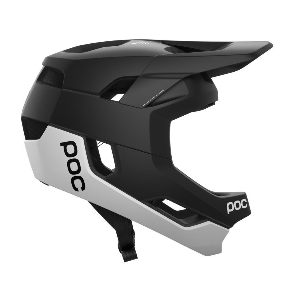 POC Otocon Race Mips MTB Helm uranium schwarz/weiss matt