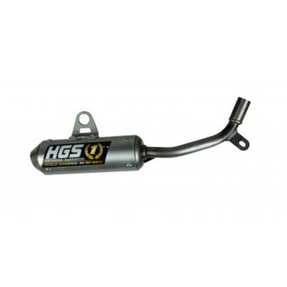 HGS XT-516-SSG Slip-On Endschalldämpfer passend für KTM SX 50 16-23 grau