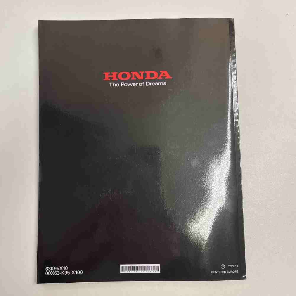HONDA CRF 250R/RX 2023 63K95X10 00X63-K95-X100 Motorrad-Handbuch gebraucht